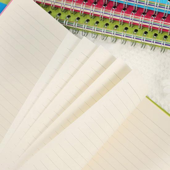 Спиральный блокнот с разделителями, гладкое письмо, утолщенные страницы премиум-класса, A5/B5, спиральное кольцо, блокнот с 5 предметами, офисные принадлежности