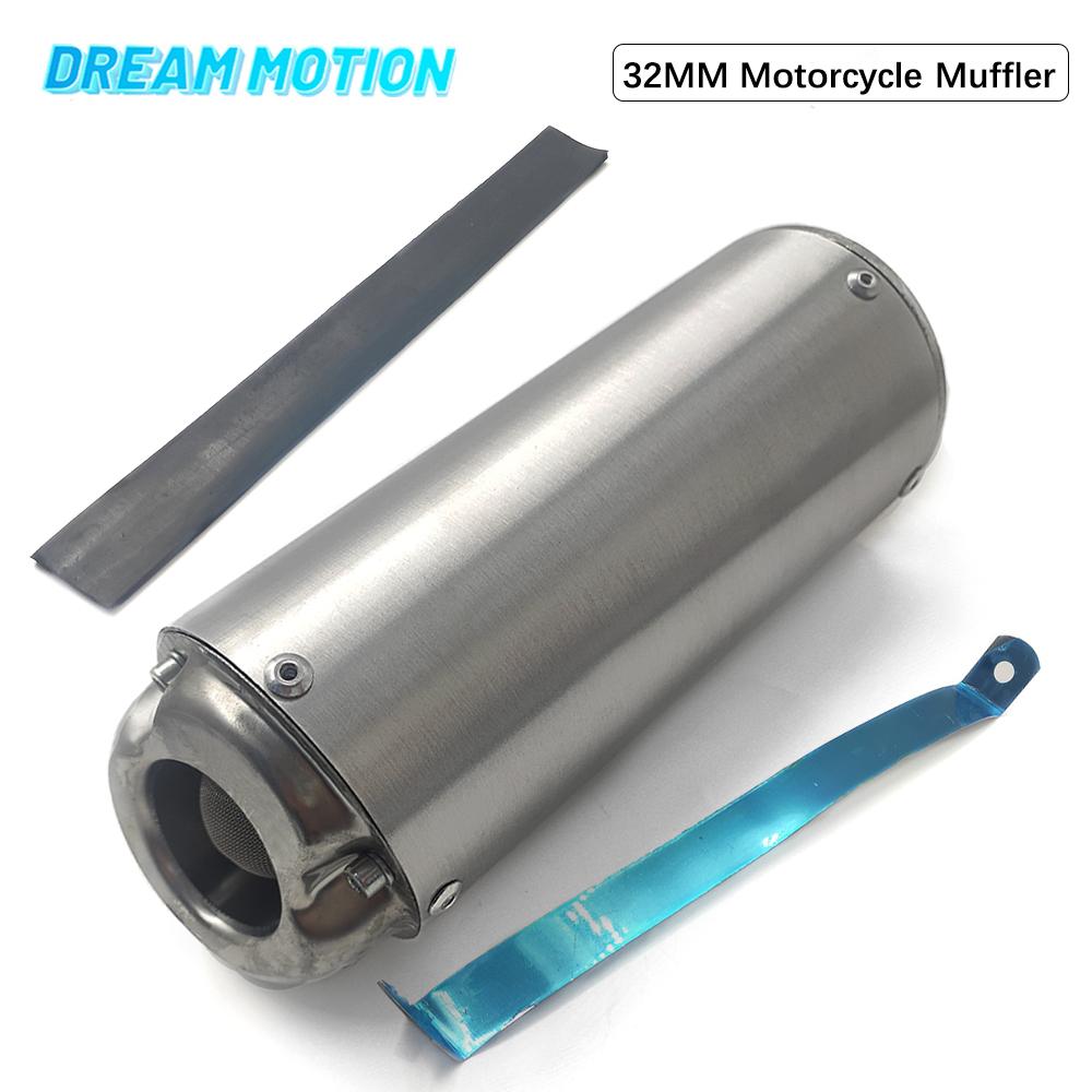 Motorcycle 32mm Muffler Silencer Exhaust Noise Reduction For KTM Dirt Pit Bike ATV Honda Yamaha Kawasaki 125cc 150cc 160cc