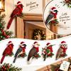 Wooden Door Topper Decor Corner Fit Animal Door Decor Rustic Door Hanging Ornaments  Bird Lovers