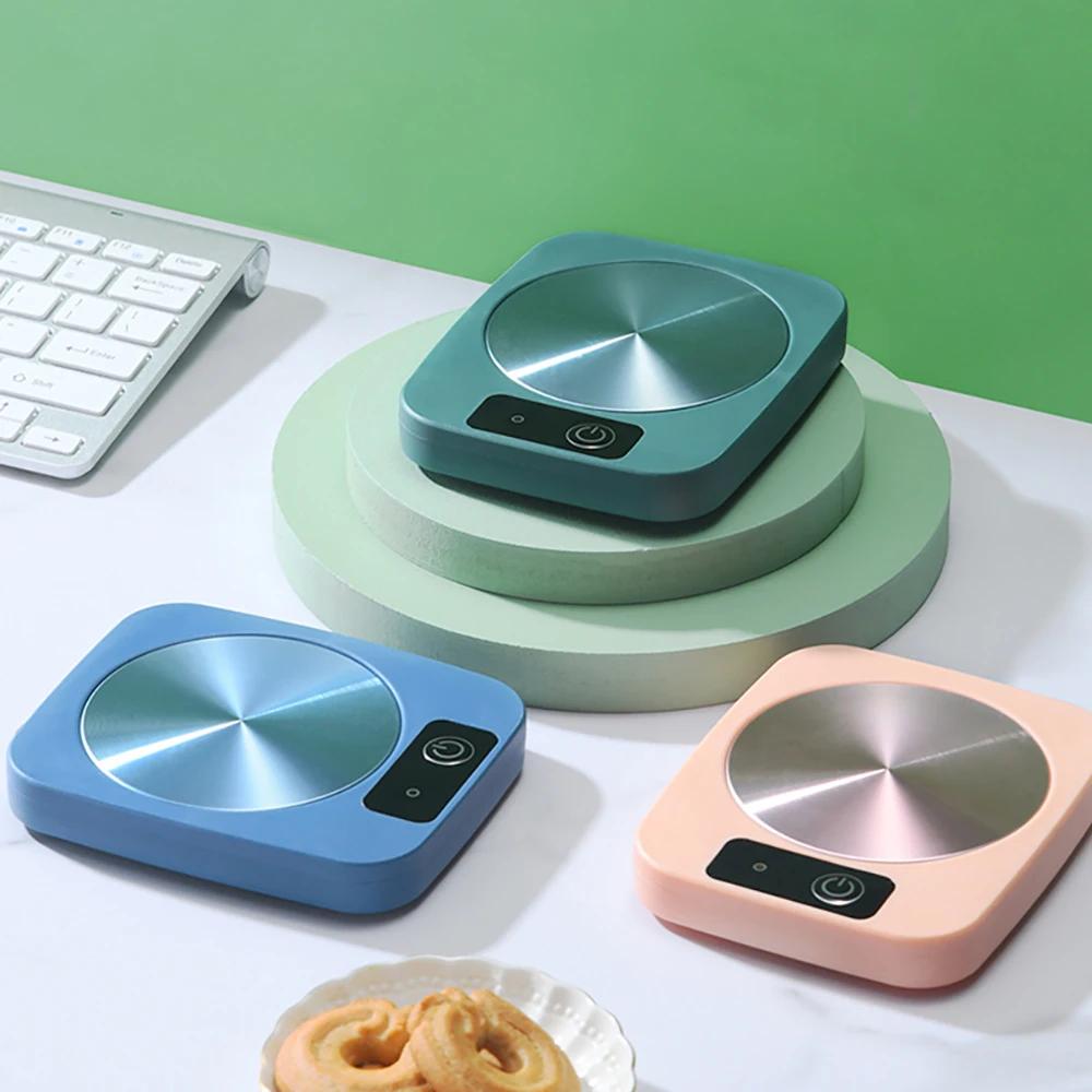 Электрический коврик для кружки, умная теплая подставка для постоянной температуры, быстрый нагрев, нагреватель для кружки, офис, низкая мощность, подарок для дома и офиса