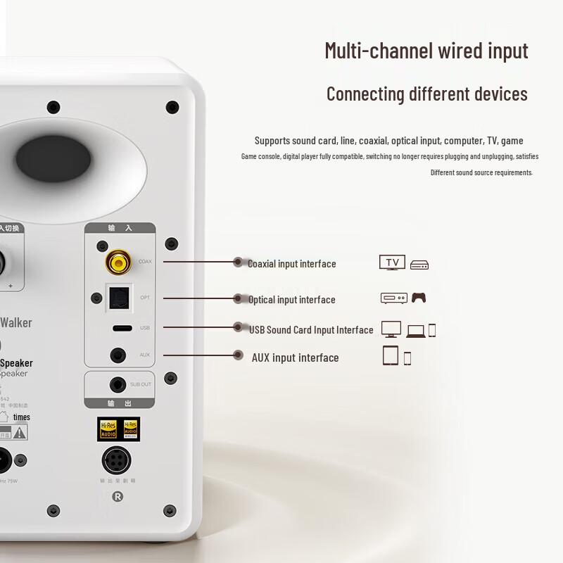 Edifier N500 100 Вт Настольный 2.0 Bluetooth-динамик Штекер CN (адаптер в комплекте) (Китайская версия)