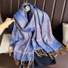 Luxury Brand Autumn Cashmere Pashmina Shawl Lady Wrap Warm Winter Scarves Design Print Female Foulard Hijab Stoles Scarf