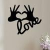 Wall Background Heart Cutouts Wall Hanging Art Wall Silhouette  Living Room