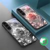 Розы цвета ледяного кристалла Для Samsung Galaxy S26 Ultra S20 FE S21 S22+ S23 Plus S24 Ultra 25 Edge Для Magsafe Стеклянный чехол для телефона