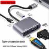 USB-C 4-in-1 Hub: Type-C To HDMI, VGA, USB, PD Converter Dock