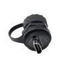 LH20 Industrial Waterproof Male Aviation Plug 1m Extension Cable Wire HDMI2.0 Connector HdmI-compatible High 4k HD Data Adapter