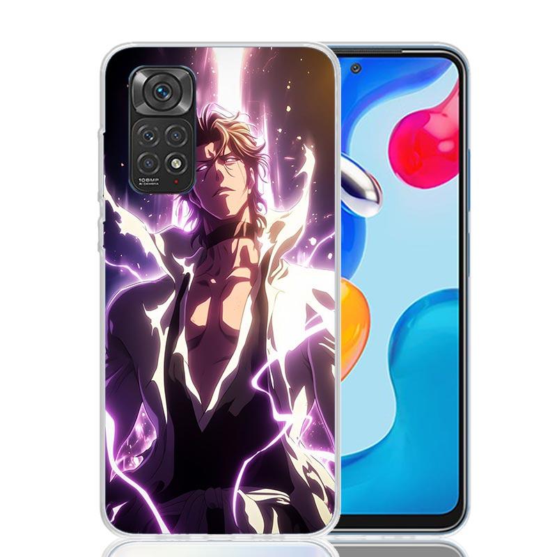 Чехол для телефона Aizen Sousuke Bleach для Xiaomi Redmi Note 15 14 13 12S 12 Pro Plus 11S 11E 11 11T 10S 10 Арт Мягкий Чехол с Рисунком Redm