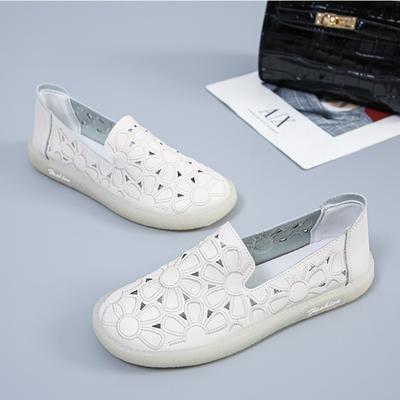 Мода Новые женские туфли на плоской подошве Слип-он Лоферы Складные туфли на плоской подошве для женщин Туфли с квадратным носком Открытые модные туфли для вечеринок Повседневная модная обувь