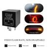 Cf13 Светодиодное Электронное Реле-Мигалка Cf13 Jl-02 Ep34 3-Контактное 12В 0.02А-20А Фиксированное Реле Поворотников Для Автоаксессуаров
