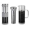 Fine Mesh Steel Infuser Cold Brew Coffee Maker Airtight Lid Fruit Pitcher Iced Tea Maker Home