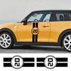 Автомобильные наклейки Номер 20 Полосы Виниловые наклейки Для MINI Cooper S JCW R55 R56 F55 F56 R60 F60 F54 Авто Тюнинг Декоративные Аксессуары