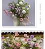 Mori Style Pink & Purple Cymbidium Flower Row for Wedding Aisle & Banquet Decoration