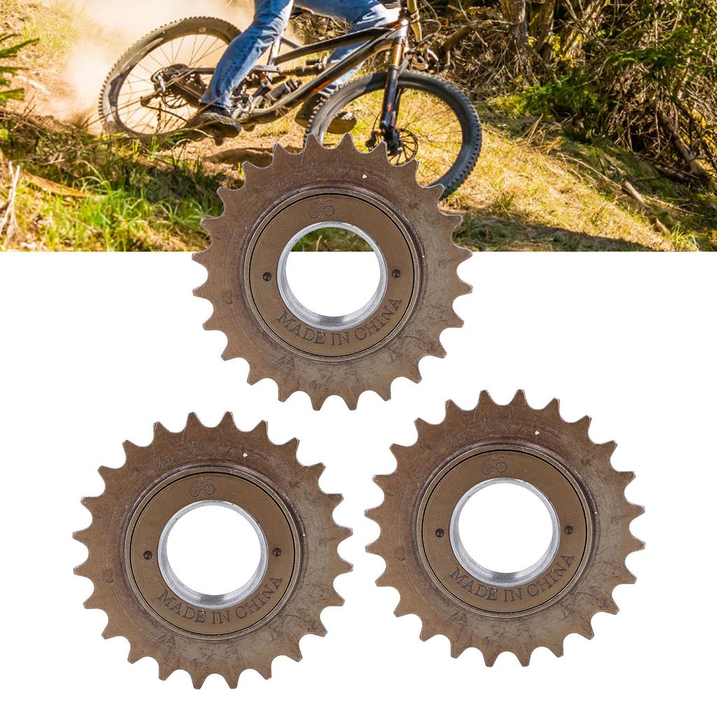 24T Single Speed Flywheel Threaded Speed Freewheel Cycling Replacement Accessory