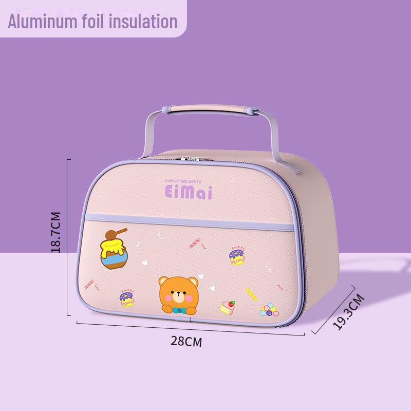 «Детский изолированный ланч-бокс из нержавеющей стали марки 316 с отсеком для подноса»