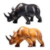 Rhinoceros Sculpture Decorative Modern Accessories Rhinoceros Statue Home Decor for Cabinet Tabletop Living Room Office Hotel