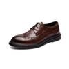 Men Casual Shoes Lace Up Male Dress Shoes Fashional Men Business Breathable Round Toe Casual Shoe Outdoor Leather Shoes Big Size