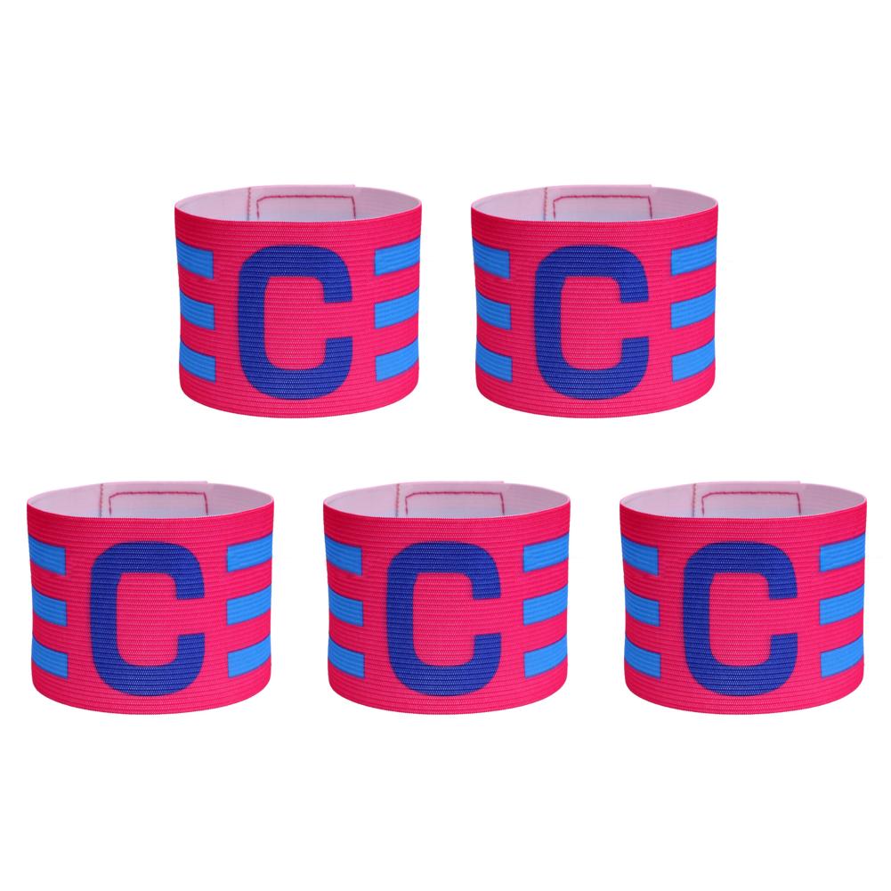 Футбольная капитанская повязка на руку, регулируемая повязка на руку лидера соревнований, дышащая бразильская повязка Capitan Band с прозрачным значком и застежкой-липучкой