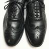 Allen Edmonds 80-е Винтажные МакАллистер Броги с крылышками Черные Размер 10.5D / 28.0-28.5см(ИСПОЛЬЗОВАЛ)