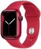 Smart Watches Apple Watch Series 7 GPS, 41mm (PRODUCT)RED Aluminium Case with Sport Band - Regular (PRODUCT) Red