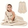 Unisex Cute Design Hooded Towel Set (2pcs) 76.2x76.2cmBaby Swaddling Clothes Ultra Soft Warm & Highly Absorbent Bath Towels