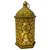 Middle East Arab Vintage Iron Art LED Lanterns Hanging Lamp Hollowed Out Metal LED Hanging Lighting for Home Decors