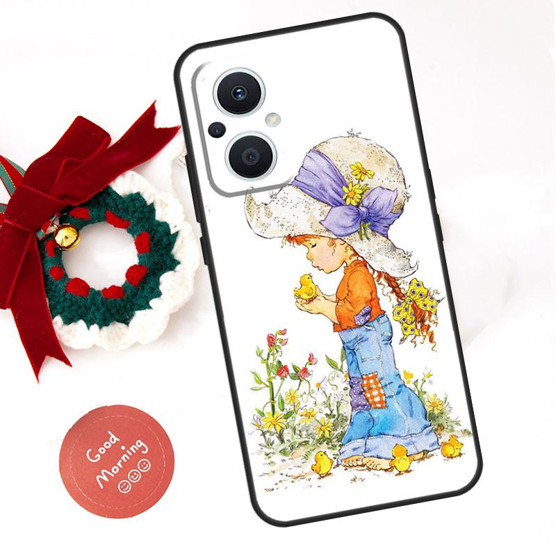 Чехол Funda с узором Sarah Kay для OPPO Reno 14 F 13F 12F 11F 10 11 12 13 Pro 7 8 Lite OPPO Find X5 X6 X8 X9 Pro