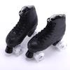 Adult Honeycomb Double Row Roller Skates with Flashing Wheels for Men and Women