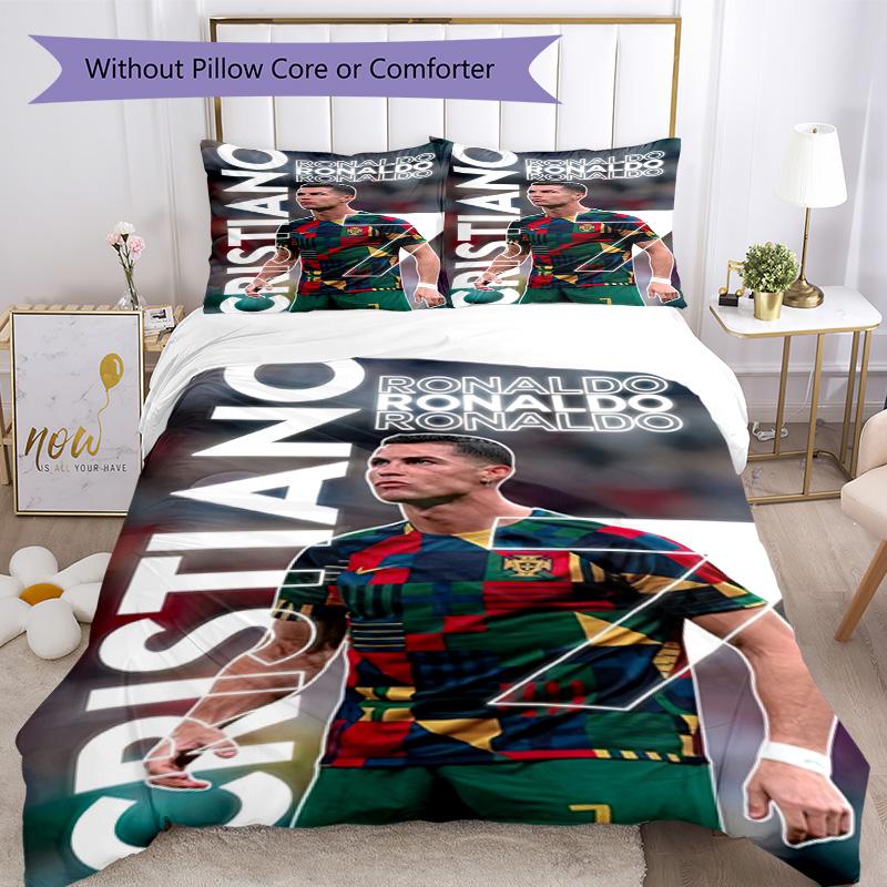 Cristiano Ronaldo Bedding Set Breathable Duvet Cover With Pillowcases Home Decoration Birthday Gift