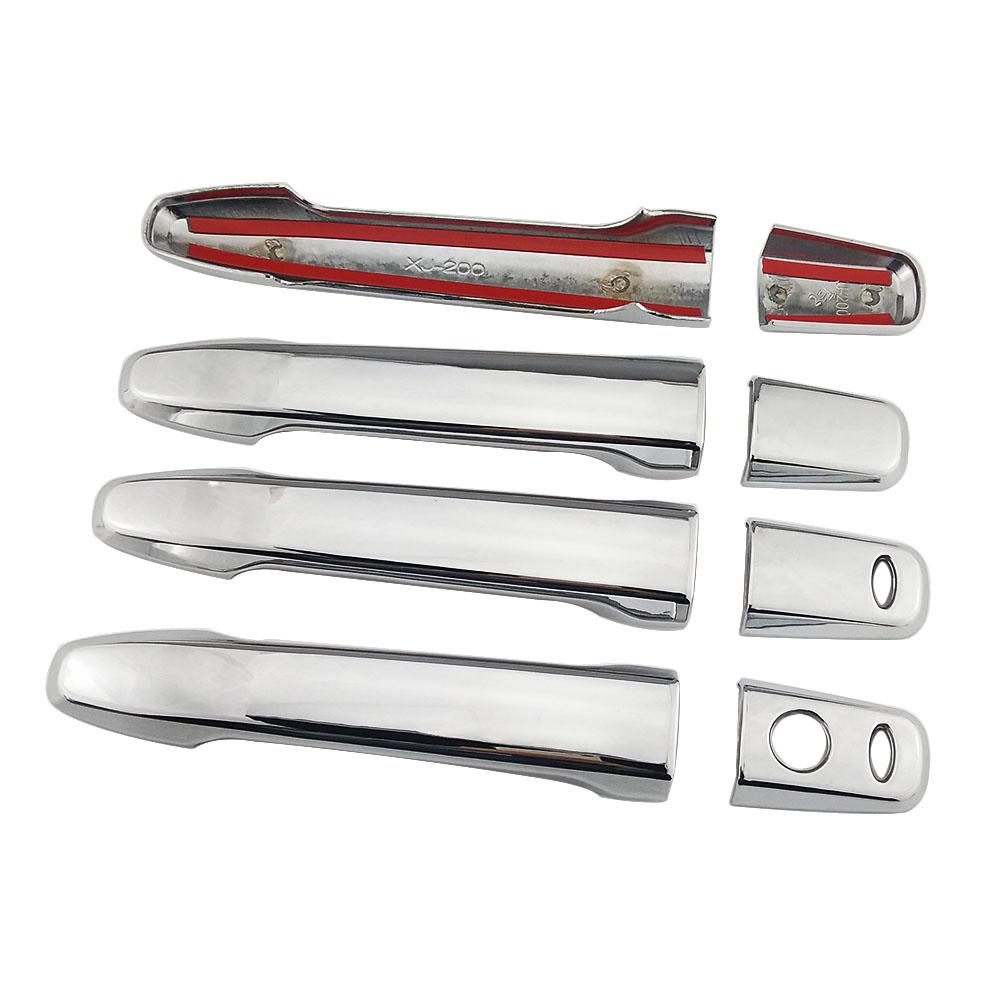 Хромированный стиль для Mitsubishi Outlander Lancer RVR ASX 2008 2016, хромированная внешняя дверная ручка, молдинг