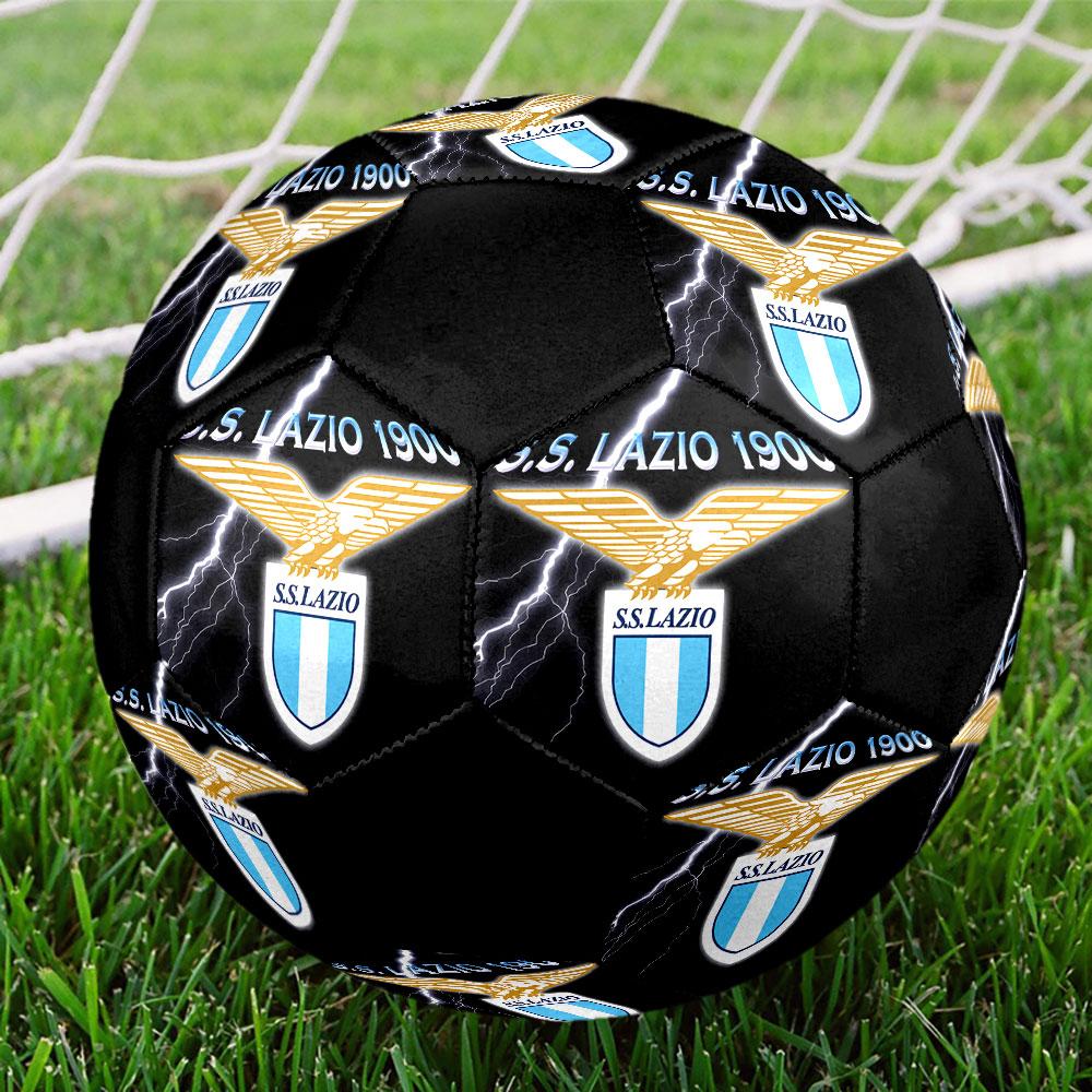SS. Футбольный мяч Lazio Размер 5 Цветной Машинная строчка ПВХ Готов к соревнованиям Прочный Высокий отскок