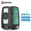 KEYYOU Бесключевой ключ для автомобиля BMW Серии 3 5 X5 2006-2011 315 МГц 868 МГц Умный дистанционный ключ PCF7945 KR55WK49127 123