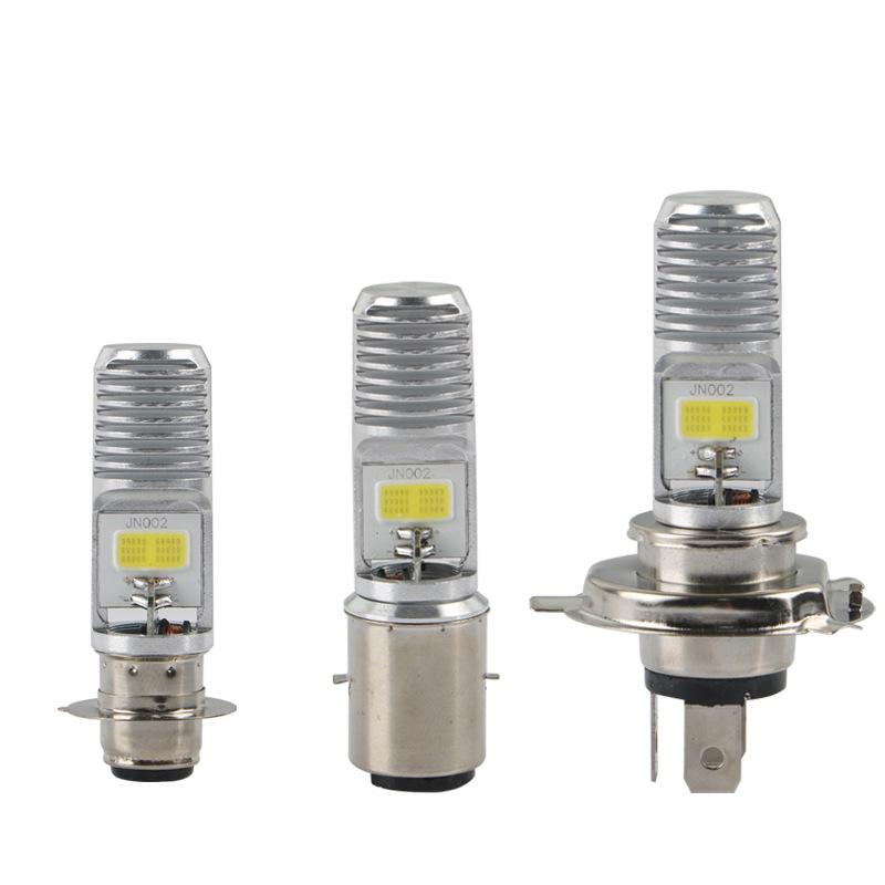 Светодиодная фара H4 H6 P15D 2COB 6000K противотуманная фара для мотоцикла аксессуары для фар автомобиля комплекты для мотоцикла