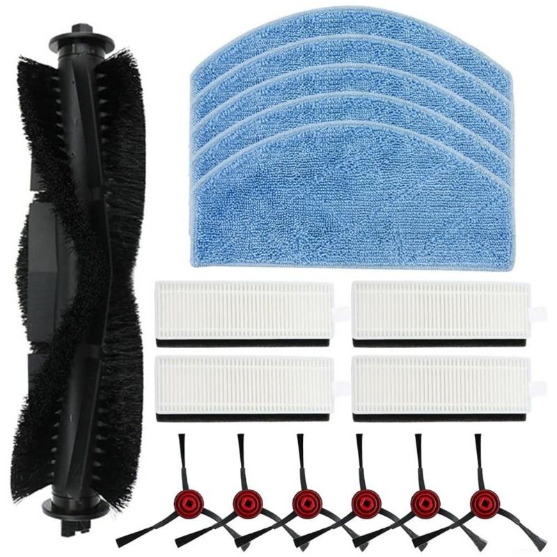 Основная щетка Запасная часть для пылесоса Фильтр Тряпка для влажной уборки Боковая щетка Подходит для высокоэффективной уборки