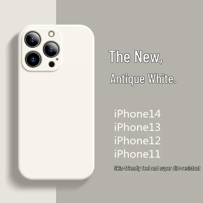 Silicone iPhone Case for Apple 15PRO, 12 Max, and X Models with Fine Holes and Frosted Soft Texture.