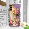 Роскошный Чехол для Телефона с Принтом Розовой Розы и Алмазов для OnePlus 12 13 R 11 10 9 Pro Nord 4 2T CE5 CE2 ACE2 ACE3 5G Мягкий Чехол