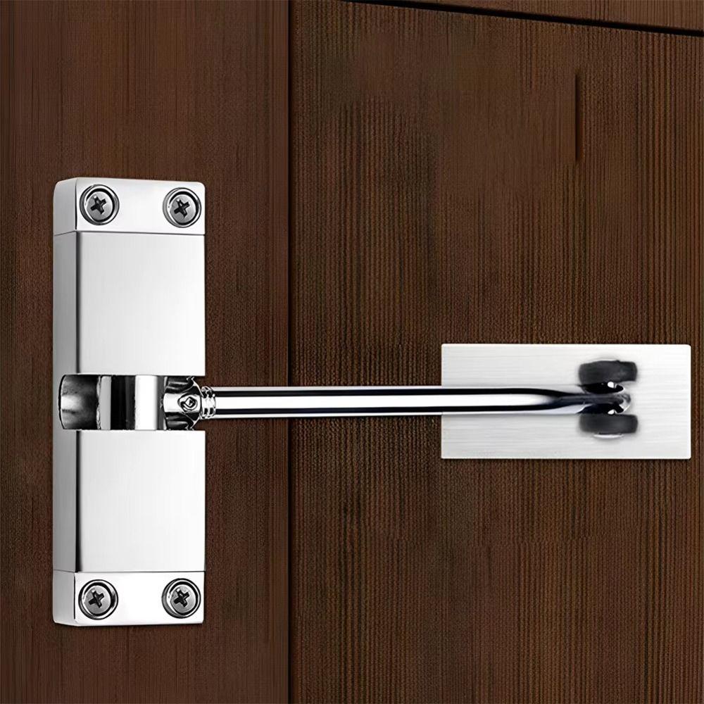 Aluminum Zinc Zinc Alloy Door Closing Hinge Safety Spring Door Closer Automatic Door Closer Furniture