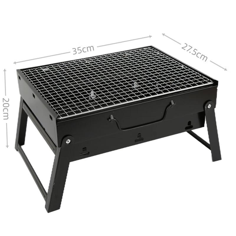 Порционная квадратная черная стальная BBQ-решетка OEING