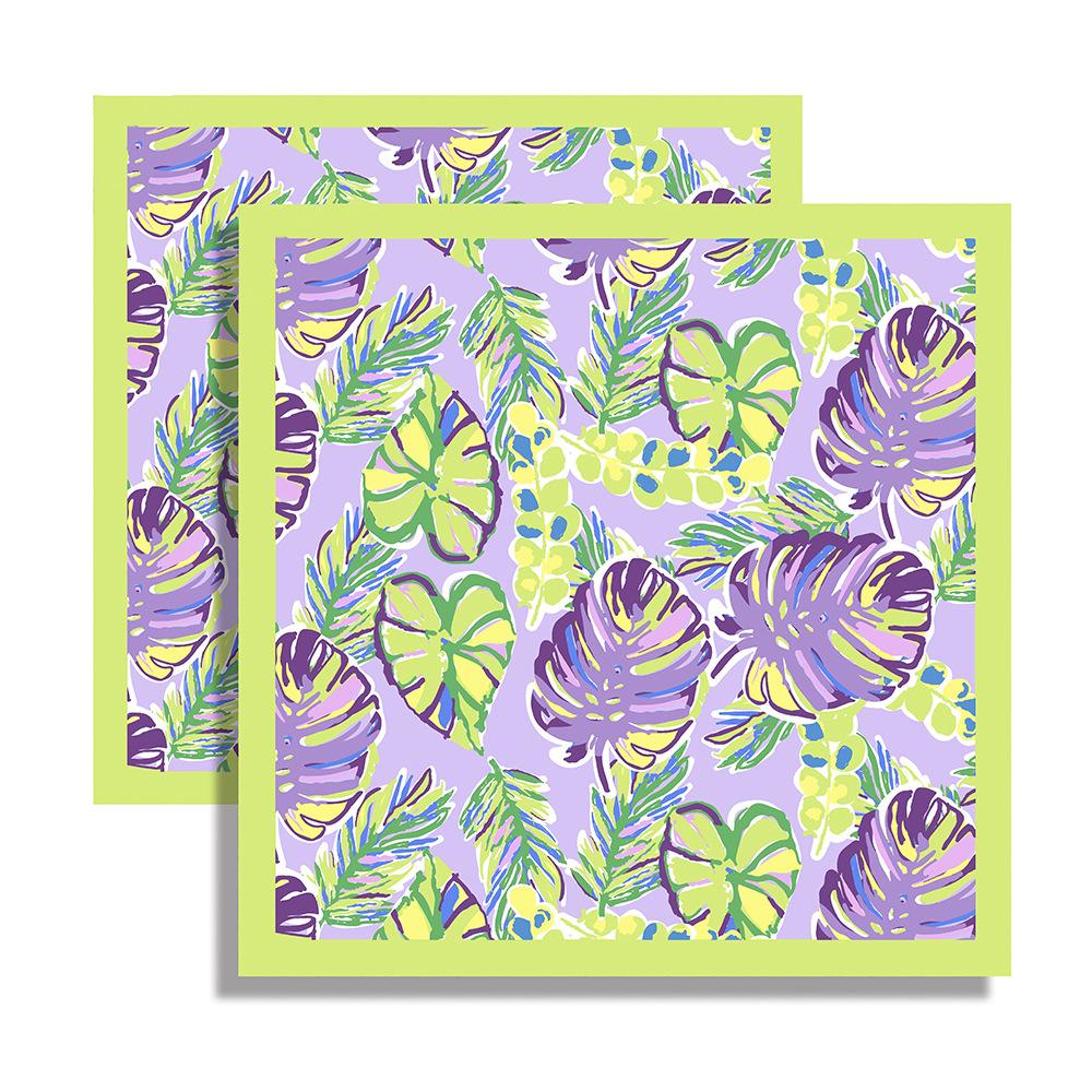 70 * 70 Солнцезащитный маленький квадратный шарф с большим принтом, женский шелковый шарф, тонкий легкий солнцезащитный шарф, повязка на голову