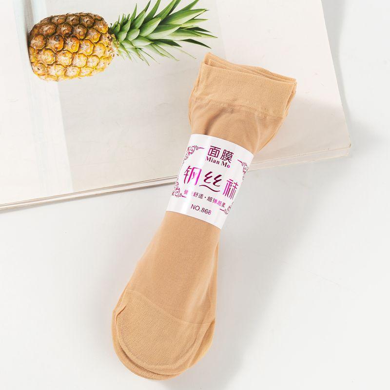 10 пар хлопковых бархатных женских коротких чулок, средних носков-трубочек, впитывающих пот, нескользящих шелковых носков с защитой от крючков