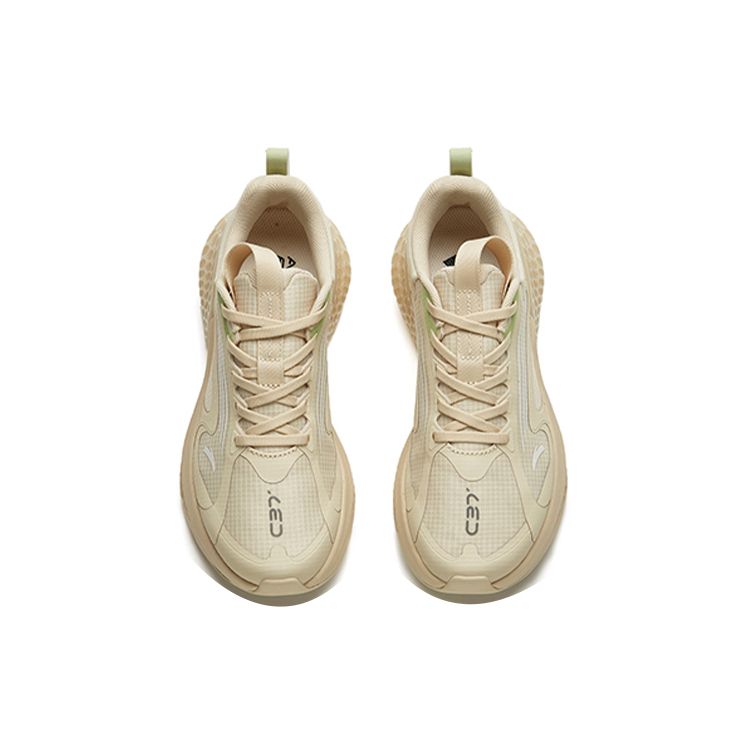 Anta C37+ Мягкая подошва дышащие легкие низкие кроссовки женские кроссовки желтые белые 922235537-4