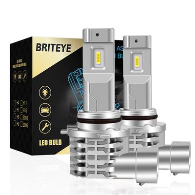 Briteye HB4 Светодиодный Автомобильный Осмотр 9006 Светодиодный 6500K CREE Безвентиляторная Фара, Соответствующий, 6500K, Лампа, Интегрированный, Белый, Чип, (2-Pack)