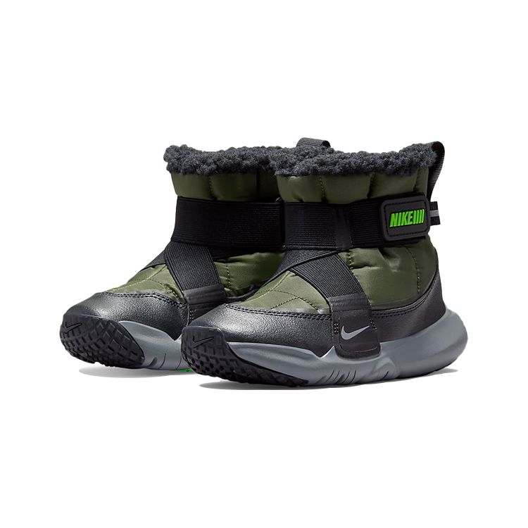 Nike Детские кроссовки Flex Advance Boot PS Cargo Khaki Green Black Off-Noir DD0304-300