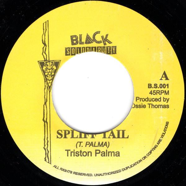 7-дюймовая пластинка TRISTAN PALMER Spliff Tail BS001 Черный Solidarit UK Reggae Ska Dub Б/у