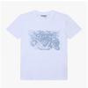Ganni Women S Tee Tattoo Lace Logo Embroidery T4158 151
