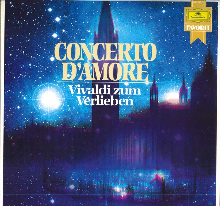 LP Запись АНТОНИО ВИВАЛЬДИ Concerto Damore Vivaldi Zum Verl 4106931 DEUTSCHE GRAMM Германия Классика Б/У