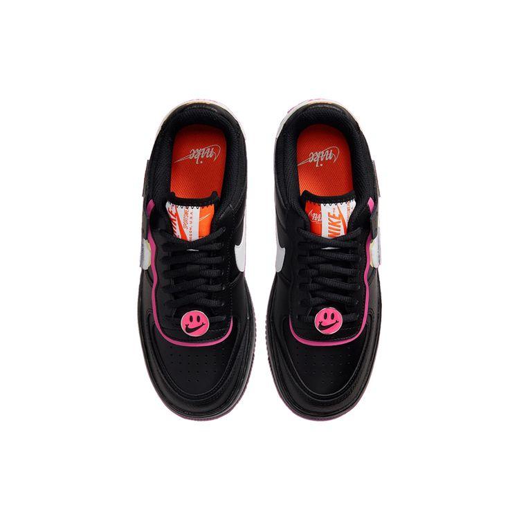 Nike Женские кроссовки Air Force 1 Shadow Cosmic Fuchsia Black Limelight White CU4743-001
