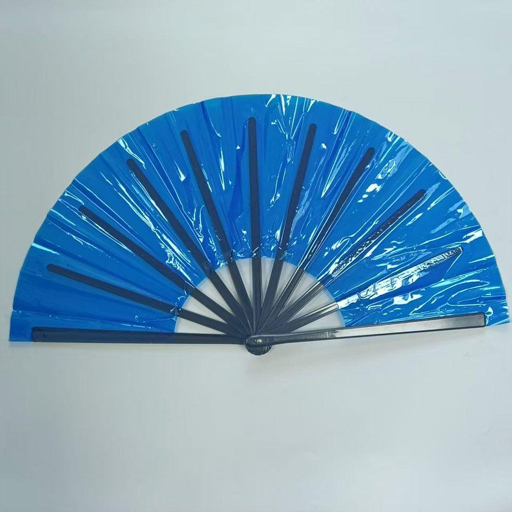 Lightweight Holographic Folding Fan Holographic Effect Dance Performance Props Cosplay