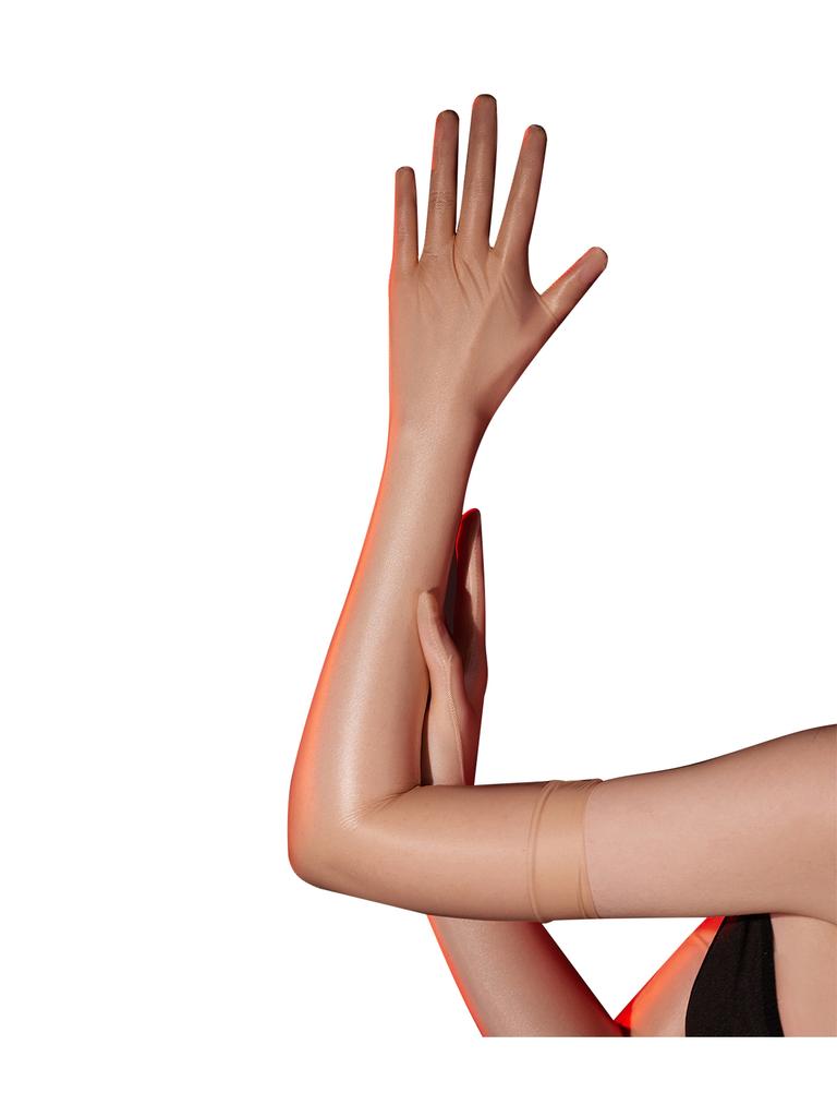 1 пара глянцевых шелковистых перчаток, эластичные перчатки длиной до локтя, ультратонкие перчатки, вечерние костюмы, аксессуары