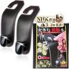 Headrest Hooks, 2 Pieces, For Front and Rear Seats, Seat Hooks, Car Storage, Car Supplies, Convenient Goods (Sporty Carbon)