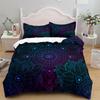Комплект постельного белья Bohemian Mandala Purple Duvet Cover Set Single Twin Double Queen King Cal King Size